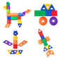 Plastic Lacing Beads For Kids With Fun Shapes, Long String, And Brilliant Colors, Educational Occupational Therapy Toys-Fine Mot