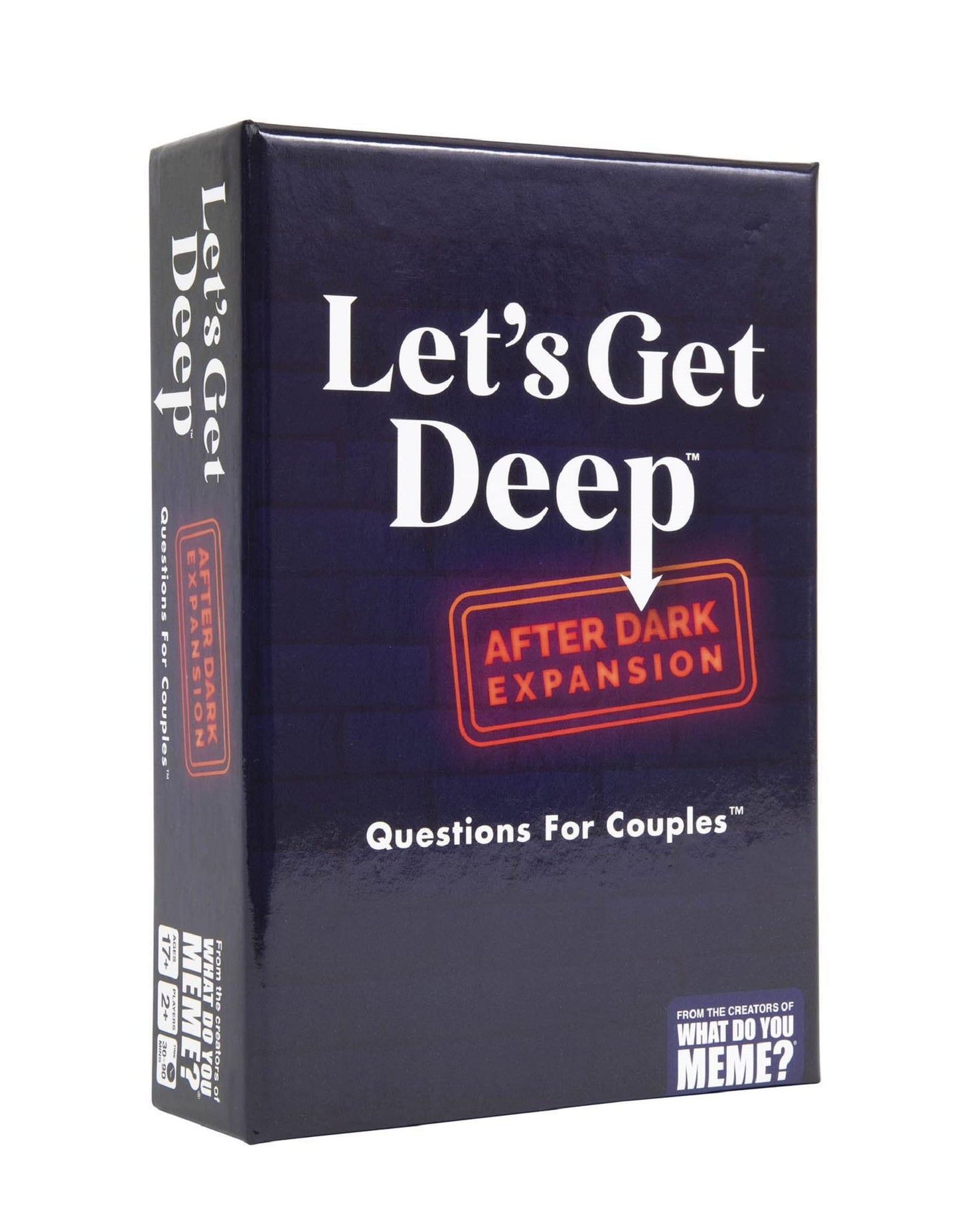 WHAT DO YOU MEME? Let's Get Deep After Dark Expansion Pack - 150 Cards - Couples Game - Multicolor - Model DEEPEXP313