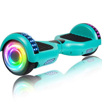 Sisigad Hoverboard For Kids Ages 6-12, With Built-In Bluetooth Speaker And 6.5'' Colorful Lights Wheels, Safety Certified Self B
