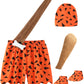 Family Halloween Costumes With Baby 2024 Flintstones Bambam Toddler Mommy And Me Newborn Boy Kids Outfit,6-12 Months Orange