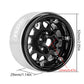 INJORA 1.9 Beadlock Wheel Deep Dish Negative Offset 10.4mm Wheel Rim for 1/10 RC Crawler Auto Axial SCX10 90046 AXI03007 TRX4 VS