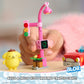 BLDR Hello Kitty and Friends Badtz-Marus Convertible Building Set with Badtz-Maru and Pompompurin Minifigures - Gift for Kids an