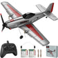 SIMREX RC Plane for Kids - 2.4GHz 3-Channel Remote Control Airplane Toy with 6-Axis Gyro, 2 Speeds, 2 Batteries, RC Foam Glider 