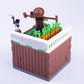 Hgkj Toy Brick-Halloween Guardian Carrot Building Block Set-100% Compatible With All Major Brands-Suitable For Birthday Gifts And Halloween Surprises(Turnip Guard Station)