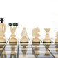 Chess And Games Shop Muba Wooden Chess Set Paris Apple Wooden International Board Vintage Carved Pieces - 14 Inches