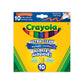 Crayola 10Count Washable UltraClean Broad Line Markers, Bold