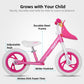 Joystar 14 Inch Balance Bike For Boys Girls 18Months-5 Years Old Push Bicycle Toddler Balance Bikes 14' Gift Bike For Boys Girls Pink