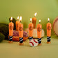 18 Pieces Baseball Bat Candle Baseball Sports Birthday Candle Baseball Cake Cupcake Candle for Birthday Baby Shower Baseball Fan