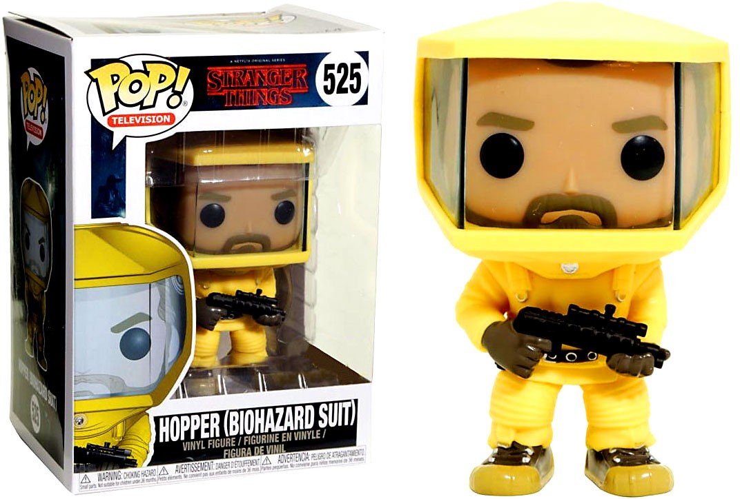 Funko 20985 Hopper In Bio Hazard Suit Pop Vinyl Stranger Things S2, Multi