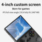 Rg40Xx V Handheld Game Console,4.0 Inch Ips Screen With 16 Colors Rgb Colorful Light Control Joystick,Linux System Games Console