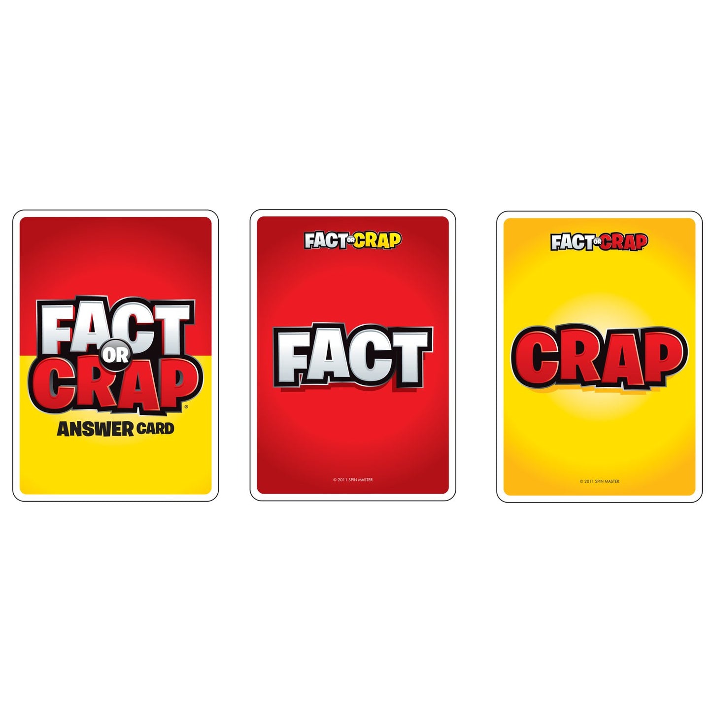 Spin Master Games Fact or Crap Game - Medium Size, Multicolor, Cardboard, Model 6015828