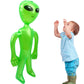 Cotiny 6 Pack Jumbo Inflatable Alien Inflatable Figures Inflate Alien Toys For Birthday Party Favors Alien Theme Halloween Party Decorations (Green)