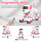 SONOMO Remote Control Robot Dog Toy - Interactive Programmable Puppy for Kids, Large Pink, Model BG1533