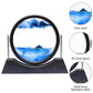 Liangding Moving Sand Art Liquid Motion,3D Flow Sand Painting Quicksand Decor,Stress Relief Moving Sand Art Picture With Round G