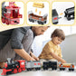 Brick Story City Freight Train Building Set, Retro Cargo Train Model, Classic Steam Train Building Blocks Toys, Creative Gift Train For Boys Kids Aged 8-14, 623 Pieces