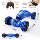 LOOZIX Hand Gesture Sensing RC Stunt Car, Medium, Plastic, Blue, Lights & Music, 360 Spins, All Terrains, for Boys 6-10 Years