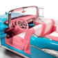 AW AUTO WORLD Barbie 1957 Chevy Bel Air Model AWSS135 - Plastic Factory Color Collectible Diecast Car