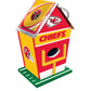 Masterpieces Team Logo Painted Wood Birdhouse - NFL Kansas City Chiefs
