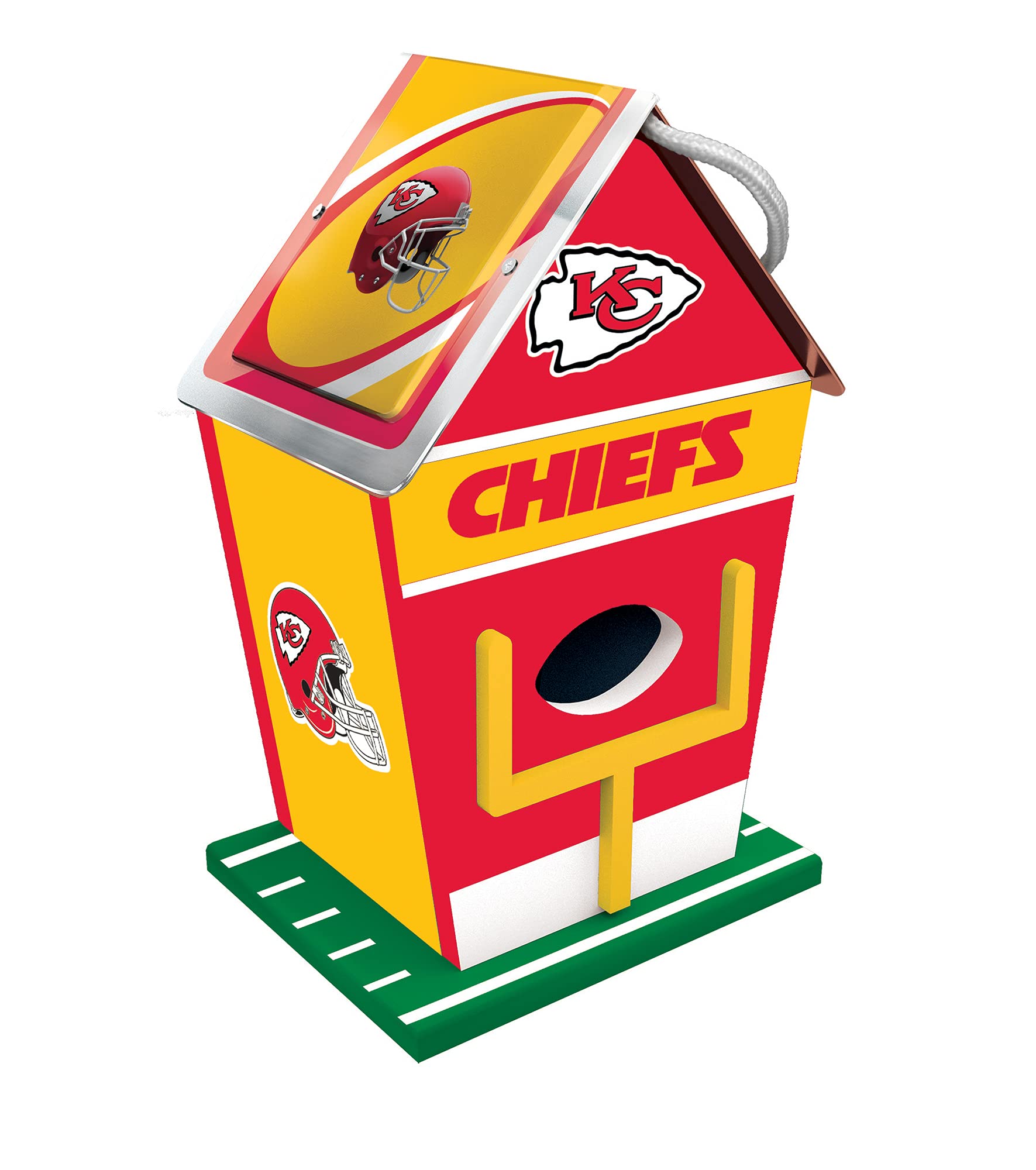 Masterpieces Team Logo Painted Wood Birdhouse - NFL Kansas City Chiefs