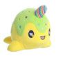 Aurora Enchanting Tasty Peach Neon Lollipop Nomwhal Stuffed Animal - Bright & Colorful Design - Showpiece Plush - Yellow 7 Inche