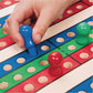 S&S Worldwide Jumbo 34' Long Foam Cribbage Board. 2-Piece Board Locks Together To Form A Huge 34' X 14-1/5' X 1' Thick 3 Track Board. Includes 12 Easy To Grasp Pegs. Perfect For Seniors.