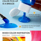 Fantastory Tempera Paint For Kids 32 Colors (2 Oz Each) Washable Tempera Paint, Kids Poster Paint Sponge Painting, Non-Toxic Kid