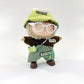 Stylish Adorable 17cm Dolls Clothes  6PCS Doll Outfits Dress-Up with Hat + Top + Pants + Glasses + Shoes + Pendant Accessories (No Dolls)