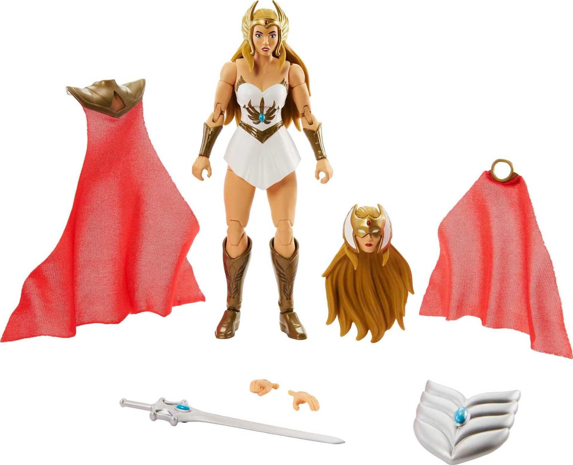 Masters of the Universe Masterverse She-Ra Deluxe Action Figure with Accessories  7-inch MOTU Collectible Gift
