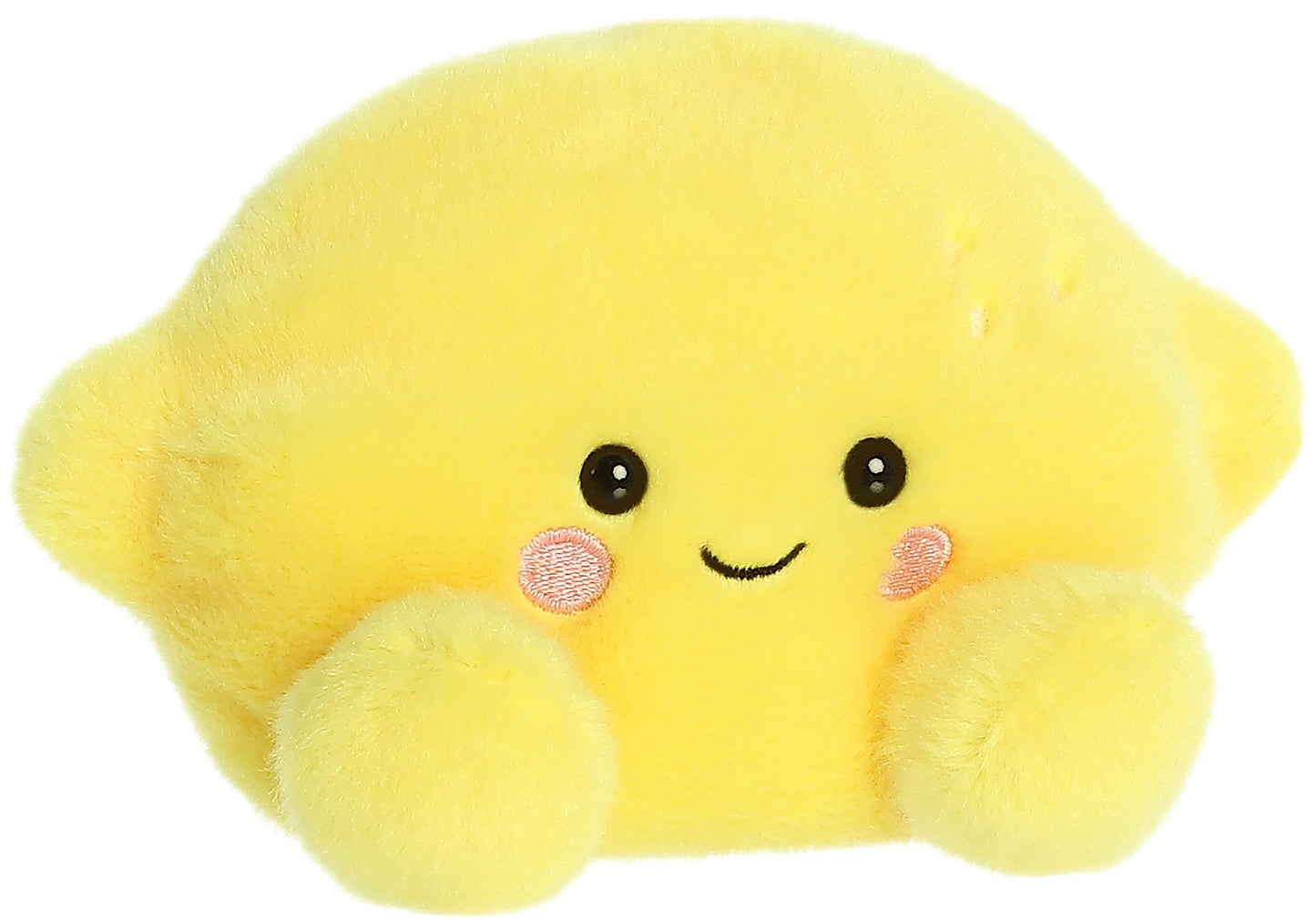 Aurora® Yuzu Lemon™ Stuffed Animal - 5" Yellow Pocket-Sized Plush Toy - Adorable Palm Pals™ Collectible