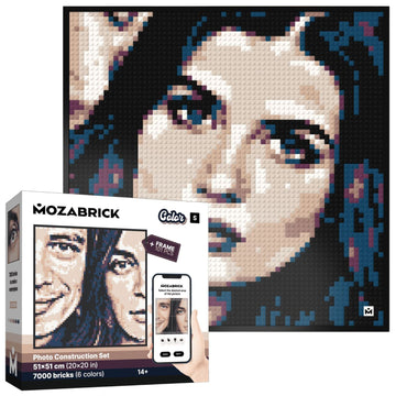 Mozabrick Photo Construction Set Model Color S (20 Inch X 20 Inch) - Transform Any Picture Into A Mosaic Wall Art Using Our Cons