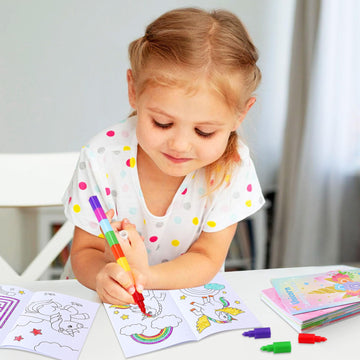 24 Pcs Unicorn Mini Coloring Books Bulk Party Favors For Kids Rainbow Party Drawing Book For Girls Unicorn Birthday Party Goodie