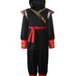 Relibeauty Kids Ninja Costume For Boys,Black & Red,5/120