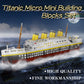 Micro Mini Blocks Titanic Model Building Set 2383PCS, No Compatible with Lego Titanic, 3D Titanic Model Building Set Blocks, Min