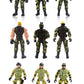 PowerTRC US Army Men SWAT Team Soilders Military Toys Action Figures with  Gear Accessories  Army Toys Play set for Kids Boys (12 Pcs  4 in)