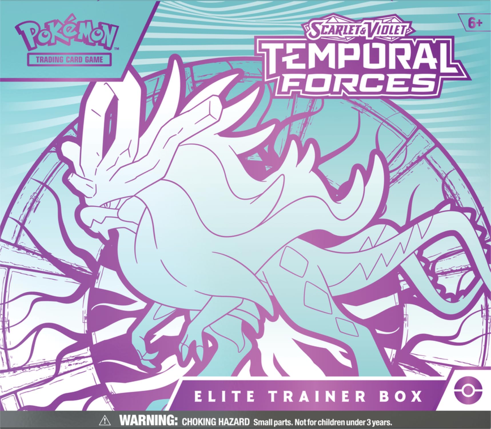 Pokemon TCG: SV5 Temporal Forces advanced Trainer Box - Walking Wake