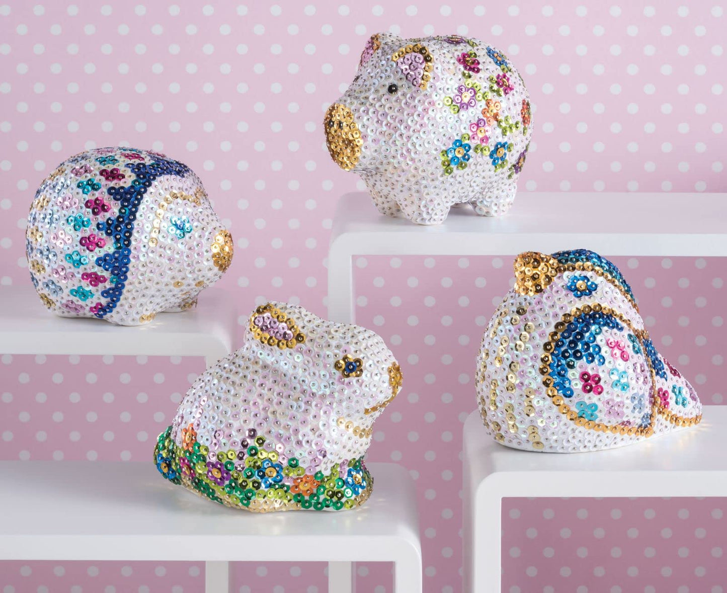 Sequin Art 3D-Large Lily Pug Arts & Crafts Kits