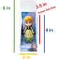 Amarina Packed In Clear Box For Gift Frozen Mini Poseable 3.5 Inches Doll Choose From All 14 Style Frozen Characters (Anna Green