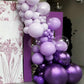 Voircoloria Metallic Purple Balloons, 66Pack 12Inch Chrome Purple Latex Party Balloons For Birthday Baby Shower Graduation Weddi