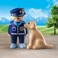 Playmobil Police Officer With Dog 70408 1.2.3 For Young Kids