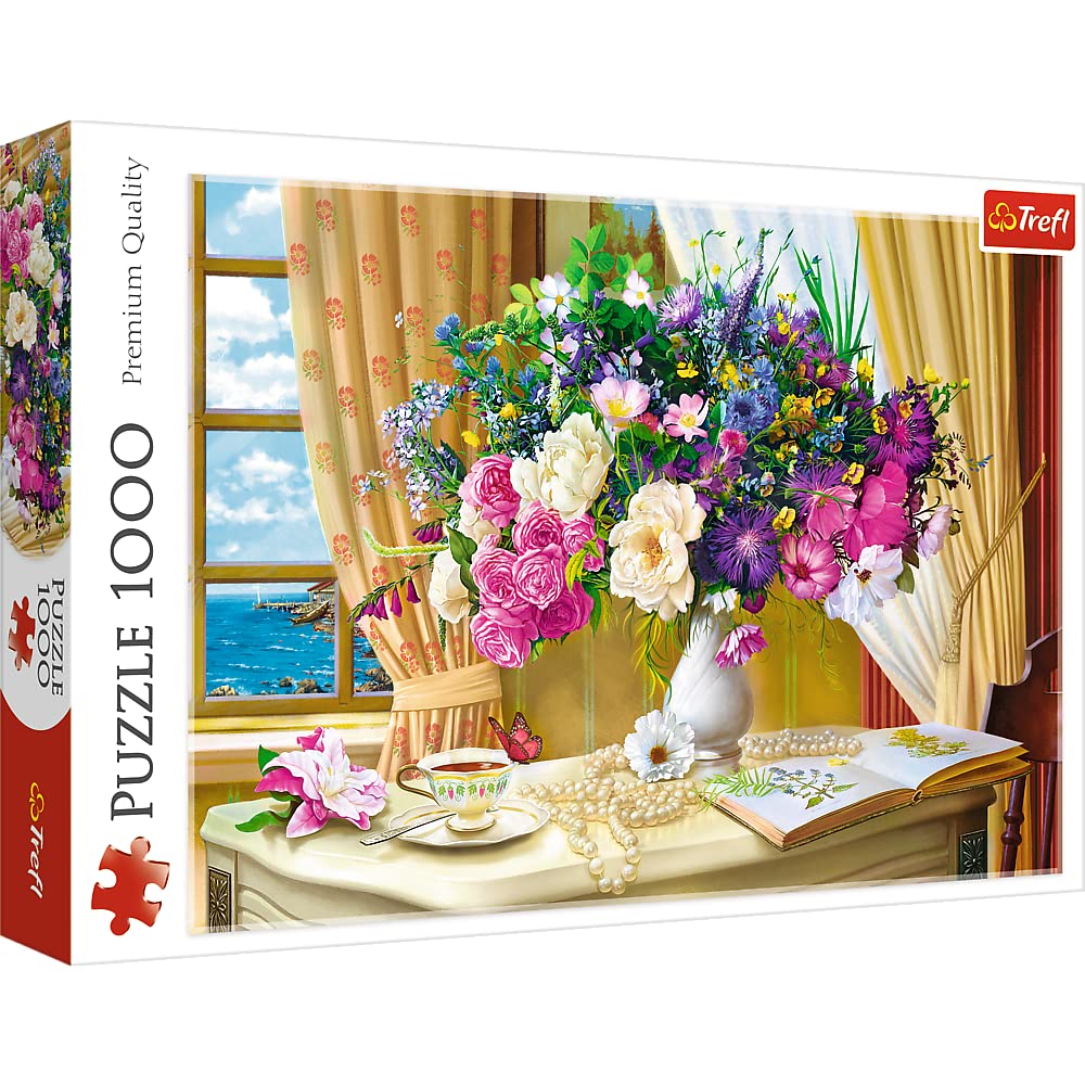 Trefl 1000 Piece Jigsaw Puzzle  Flowers in The Morning