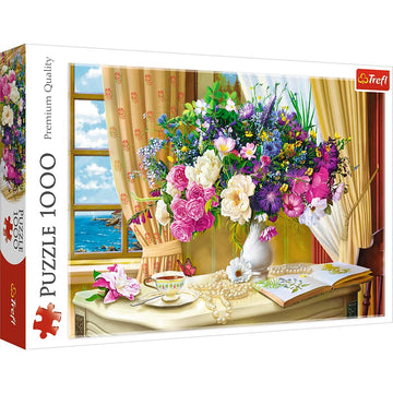 Trefl 1000 Piece Jigsaw Puzzle  Flowers in The Morning