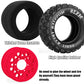 Rcarmubwow Rc Wheels And Tires For 1/10 Rc Scale Car,Rustler Stampede Hoss,Arrm A Granite Vorteks Big Rock 3S,Mx28 2.8'' Truck T