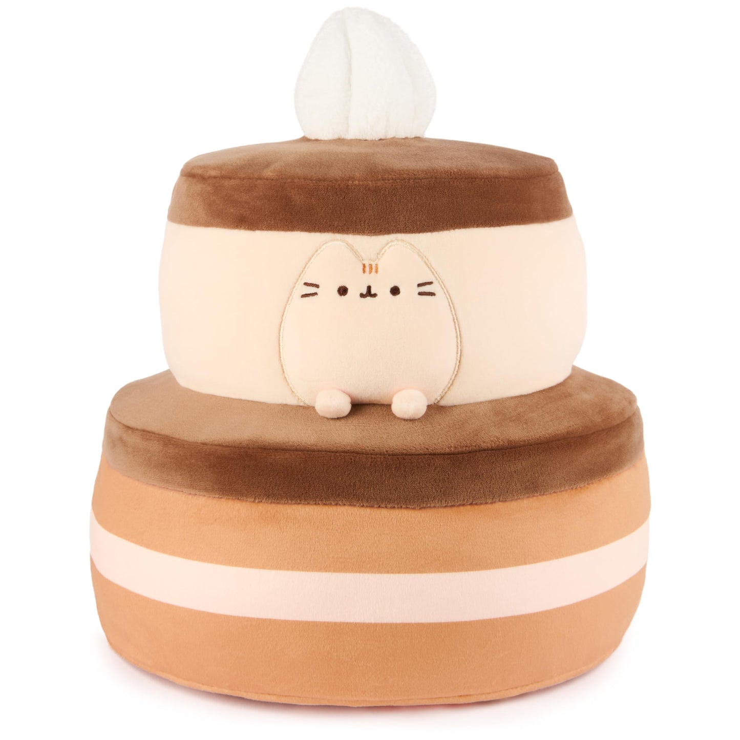 GUND Pusheen Chocolate Cake Squishy Toy, 11” Plush Cat Stuffed Animal, Brown, High Quality Materials, Collectible for Ages 8 and Up