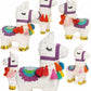 GIFTEXPRESS 6-Pack 8x6 Mini Llama Pinatas- Small Birthday Party Favors, Cinco de Mayo, Fiesta, Gender Reveal, Taco Tuesday, Tabl