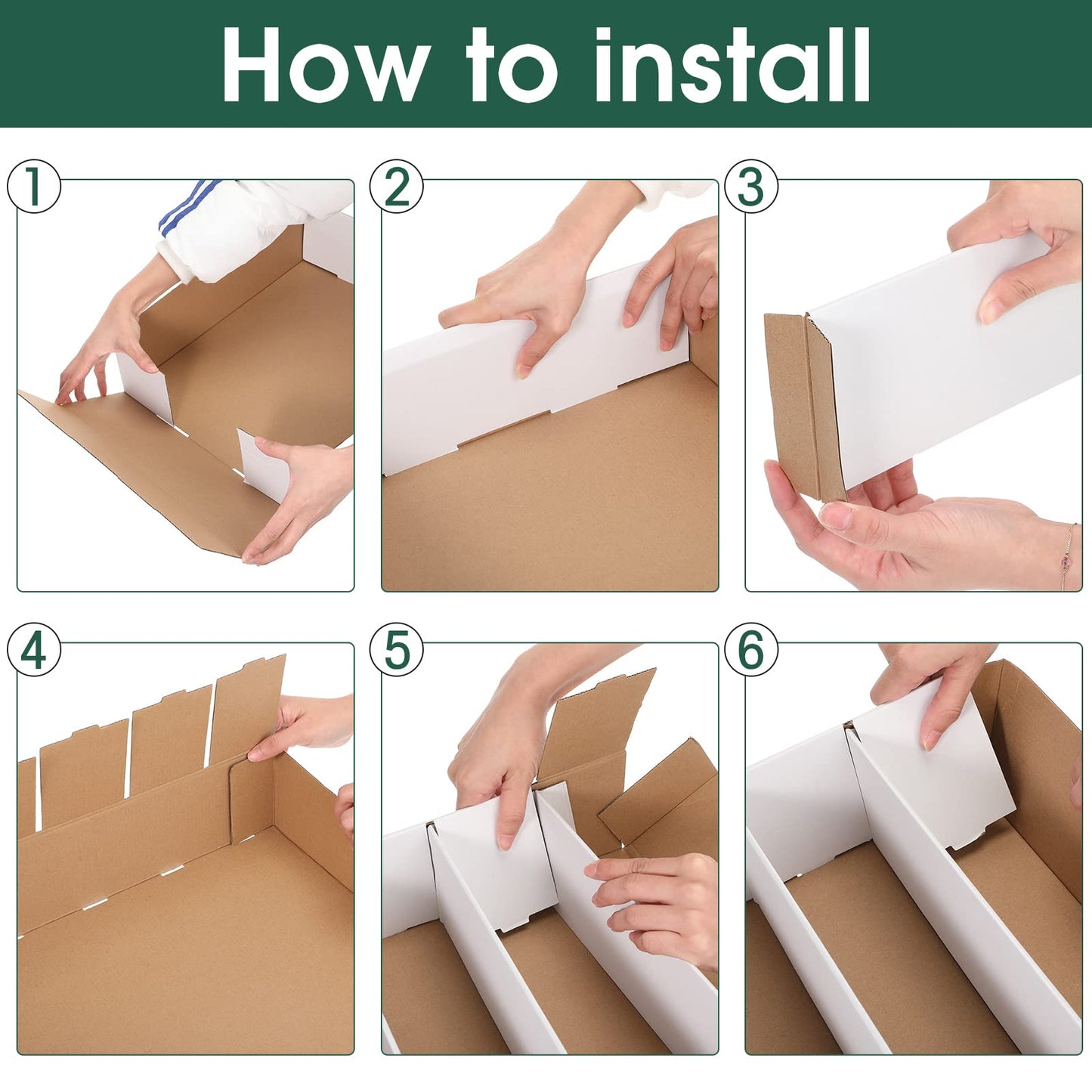 Yexiya 10 Pcs 3200 Count Sports Card Storage Boxes White Trading Card Box Collectible Trading for Soccer Baseball Game