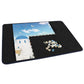 Becko Jigsaw Puzzle Board - Portable Mat for Up to 1000 Pieces, Non-Slip, Black, Model WGPTB