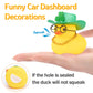 wonuu Rubber Duck St. Patrick's Day Decorations Patrick's Day Party Favors Supplies Duck Lucky Green Shamrocks Hat Car Rubber Du