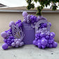 Bezente Dark Purple Latex Party Balloons - 30 Pack Large Thick Purple Balloons Big Round Purple Latex Balloons For Graduation Ha