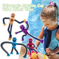 Whongkidz Pop Tubes Robot Fidget Toys 12 Packs Telescopic Suction Cup Stretchy Robots Toys Autism Sensory Shape Changing Toys Fo