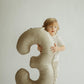Cream Number 3 Balloon 40 Inch, 3 Balloon Number, 3Rd Birthday Decorations, Cream Party Supplies For Boys Girls